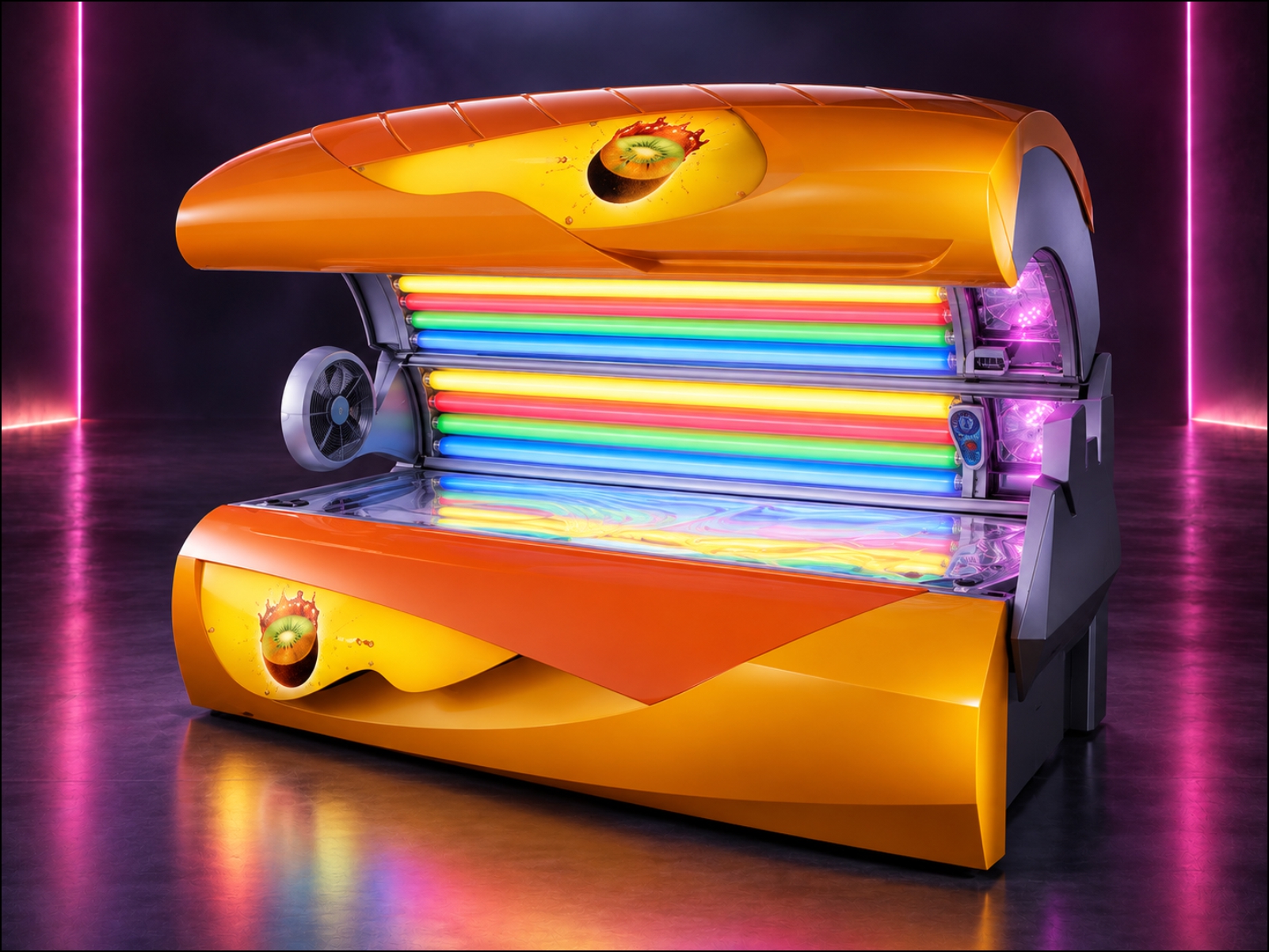 Soltron XL 75 Rainbow Lights in Kabine 07 bei Holiday Sun Kleve