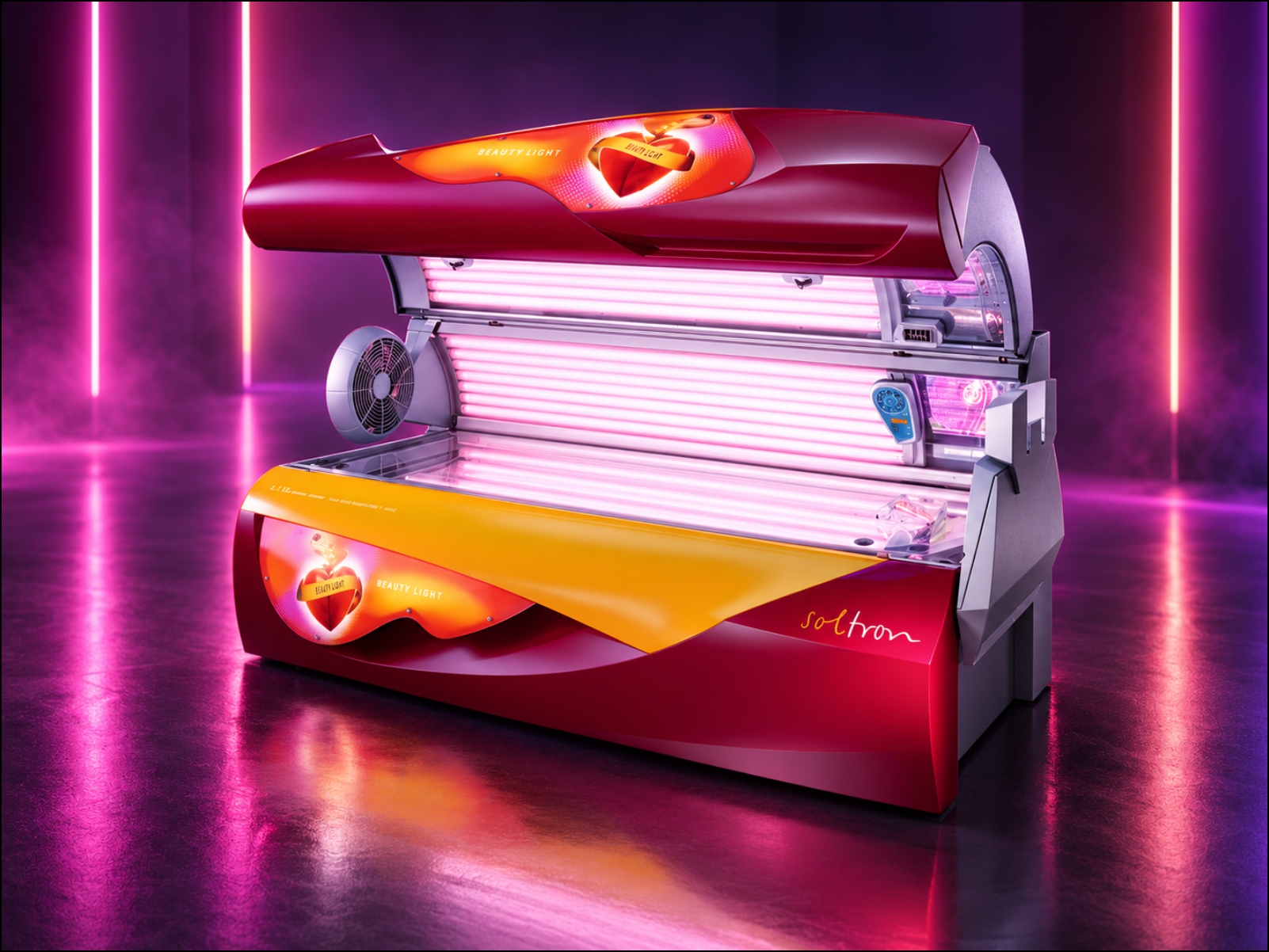 Soltron Charmingly Cherry Beauty Lights in Kabine 08 bei Holiday Sun Kleve